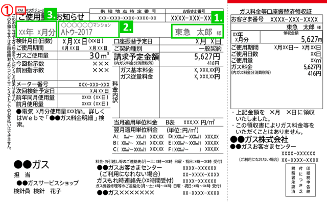 XMリアル口座の有効化に必要な書類のご案内|ガス利用明細書の注意