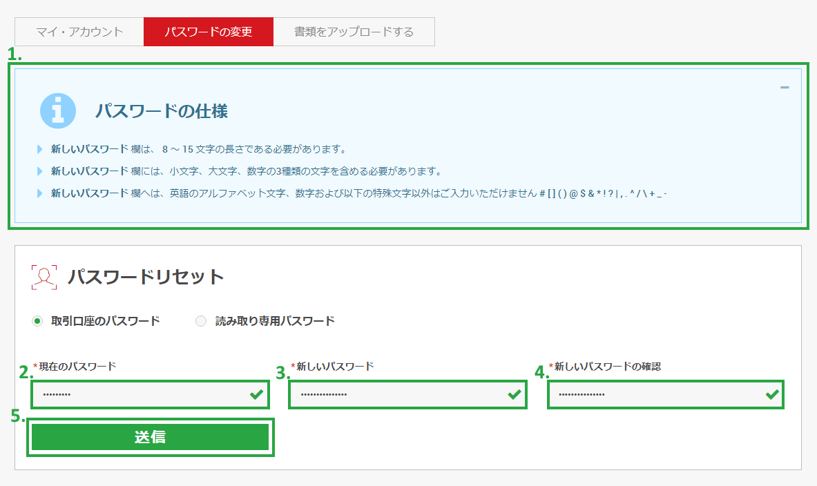 XM会員ページからパスワードを変更する方法|パスワードリセット手続き