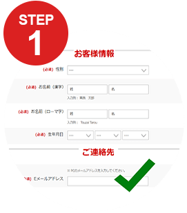 XMの口座開設のステップ1(申し込み)
